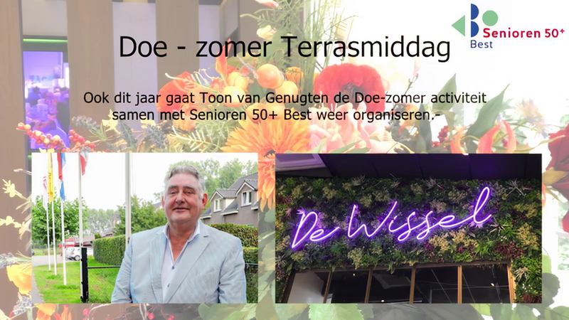 Doe-middag Terras  19 augustus 2026